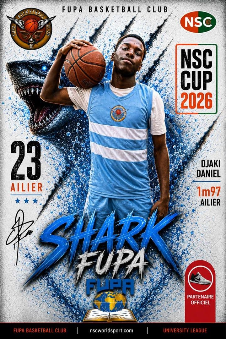 Affiche NSC CUP 2026 de Daniel DJAKI