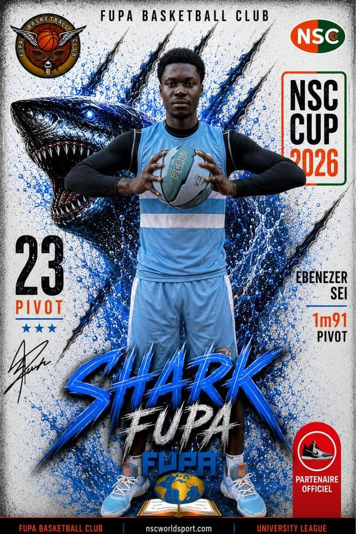Affiche NSC CUP 2026 de Ebenezer SEI