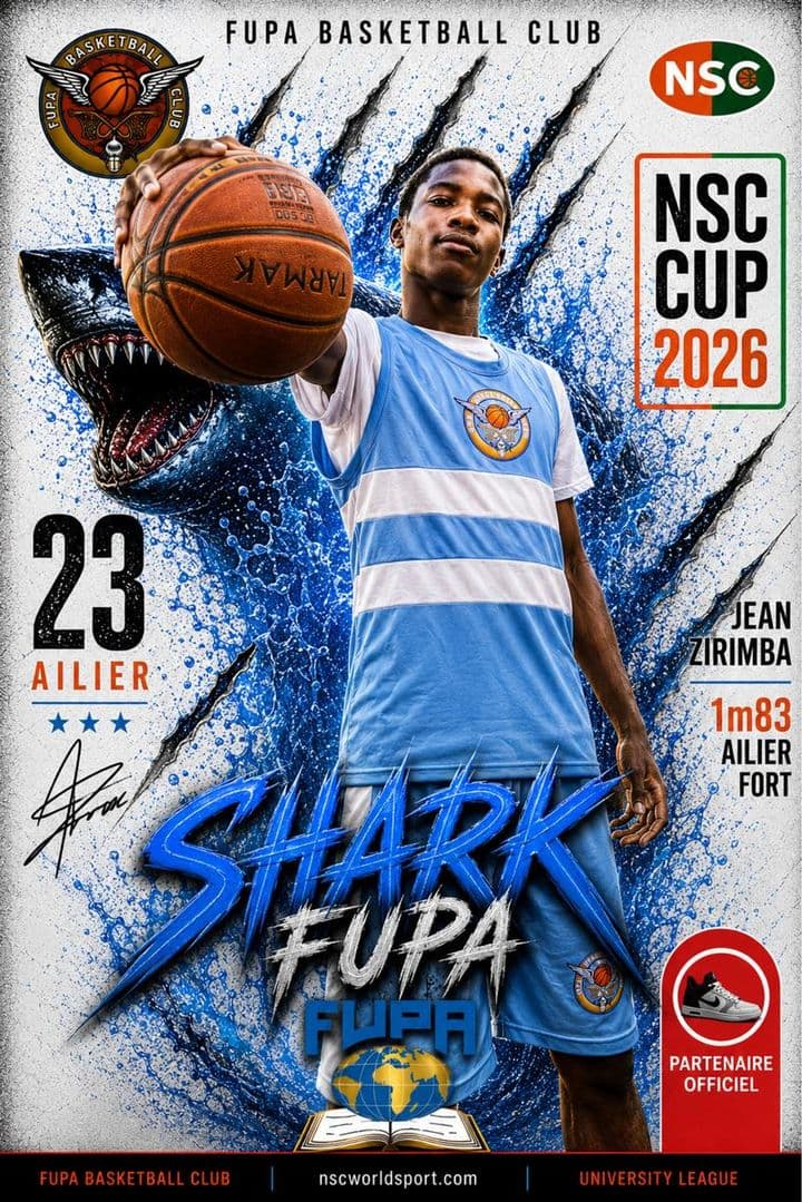Affiche NSC CUP 2026 de Jean-Chris ZIRIMBA