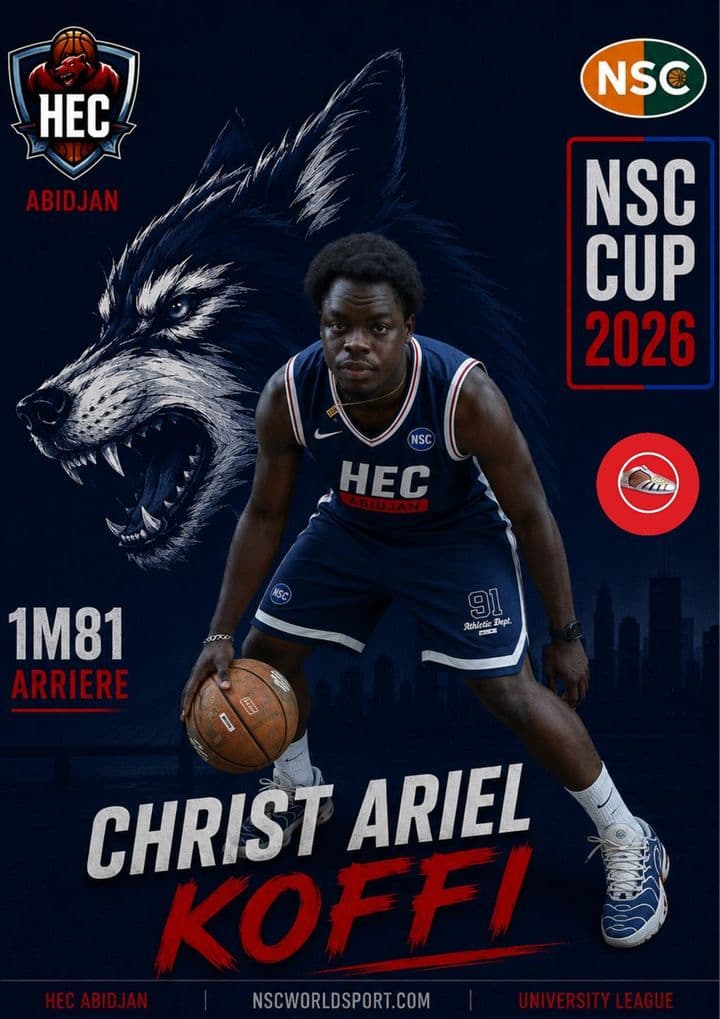Affiche NSC CUP 2026 de Christ Ariel Maurice KOFFI