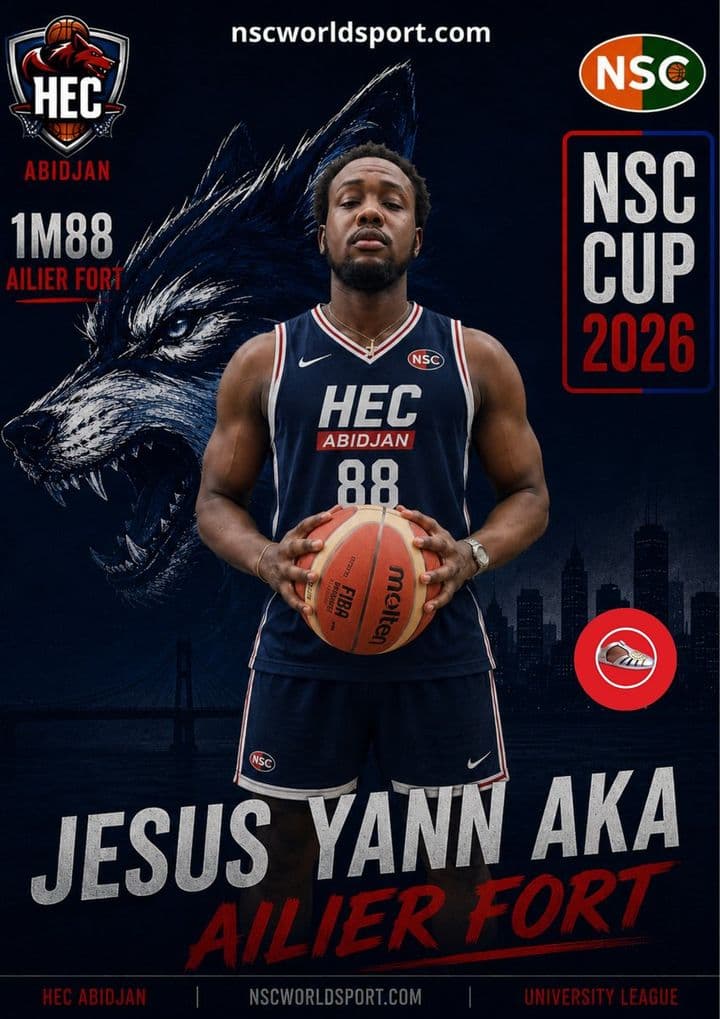 Affiche NSC CUP 2026 de Jesus AKA