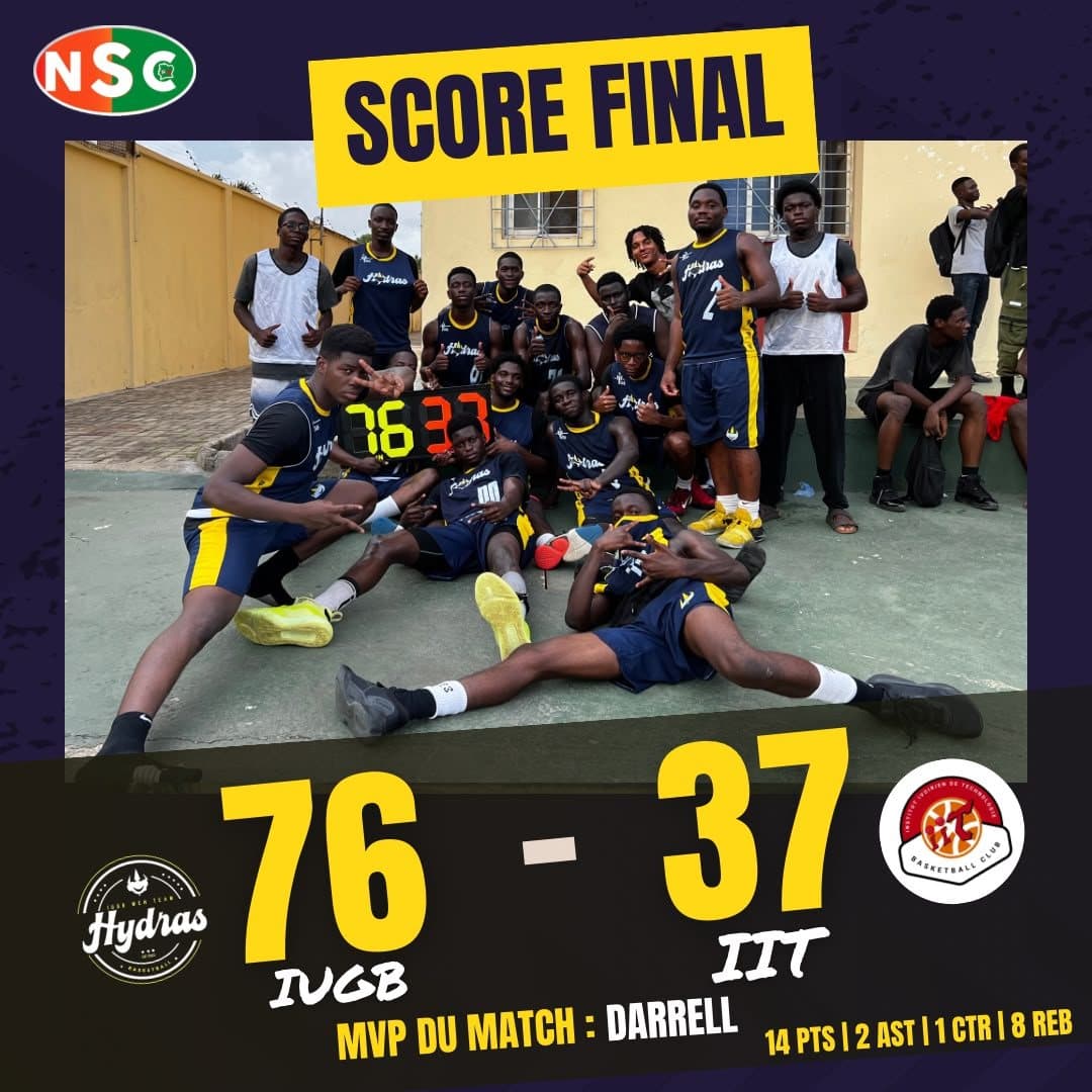 Score final : IUGB 76, IIT 37
