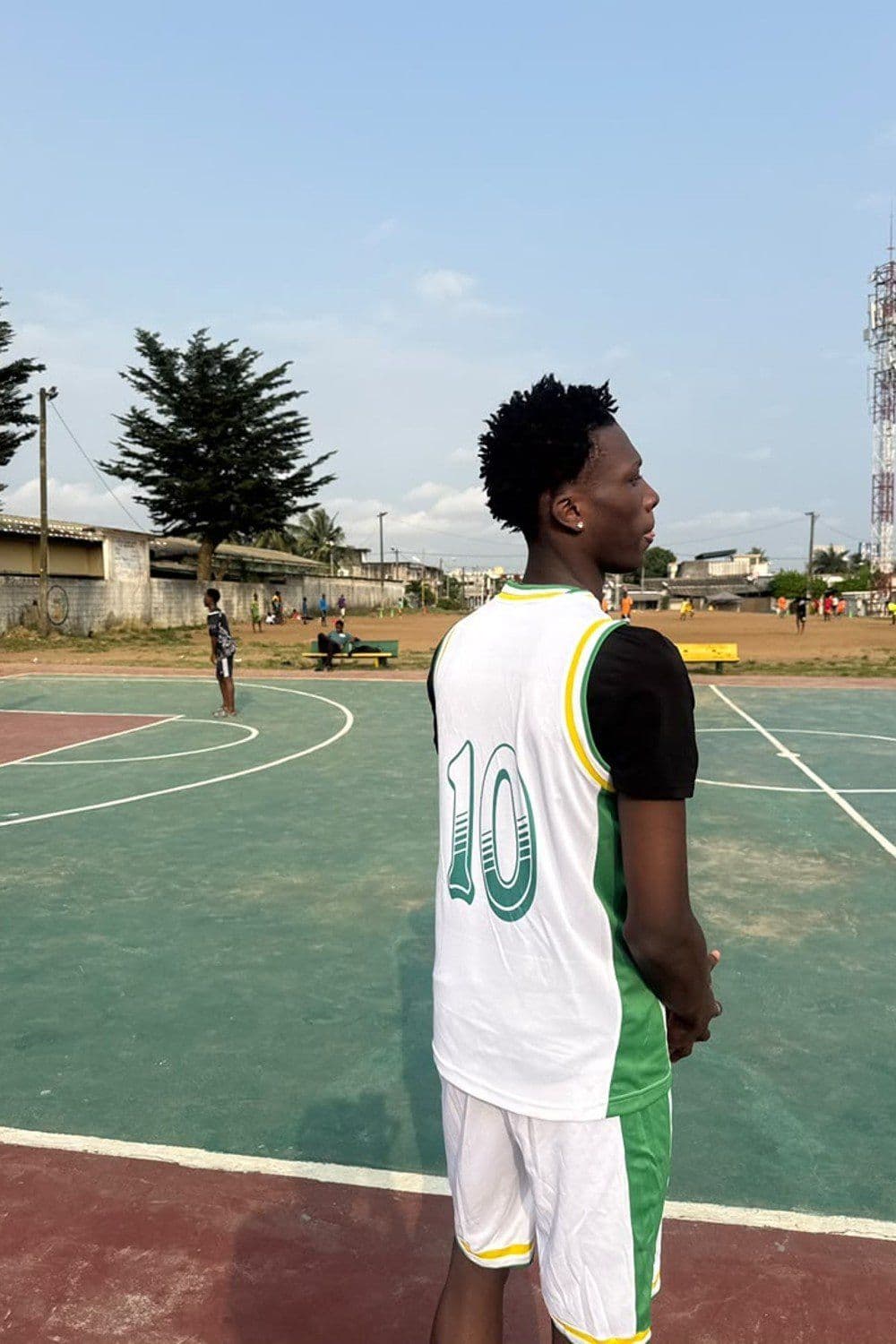 Joueur numéro 10 sur le terrain