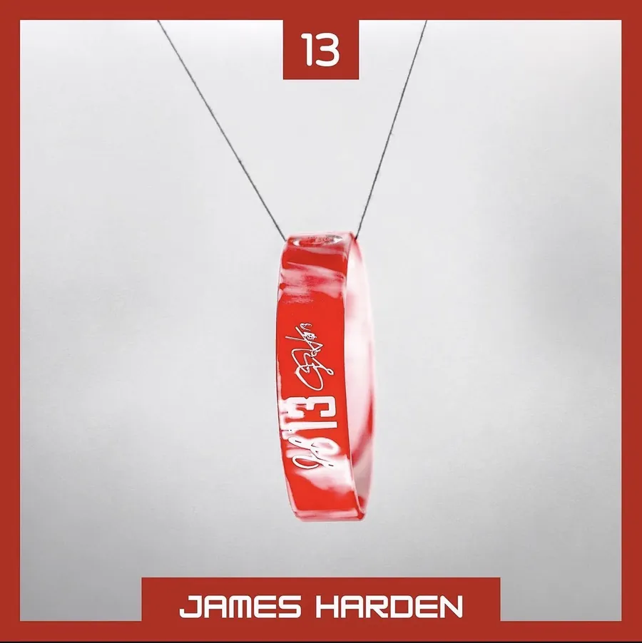 Bracelet rouge James Harden numéro 13